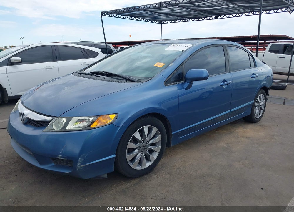 2009 HONDA CIVIC EX VIN: 2HGFA168X9H345508