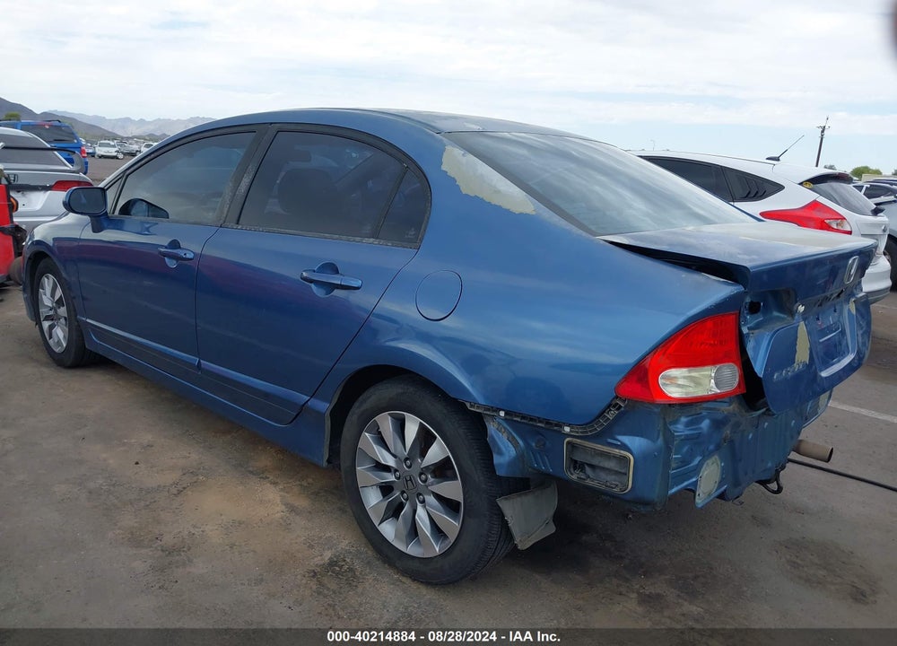 2009 HONDA CIVIC EX VIN: 2HGFA168X9H345508