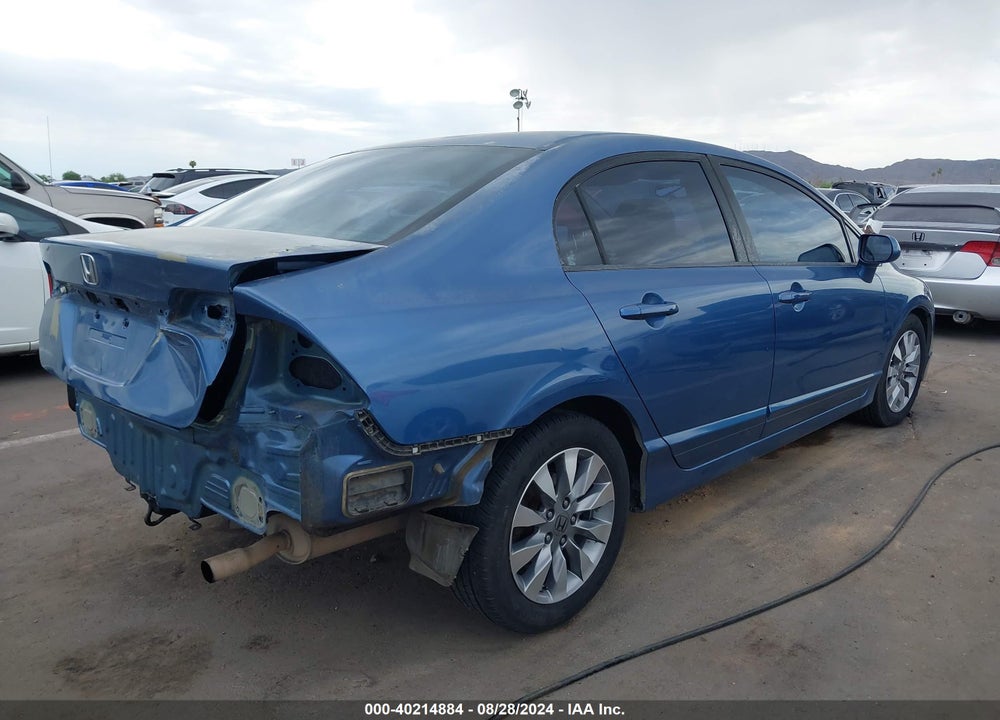 2009 HONDA CIVIC EX VIN: 2HGFA168X9H345508