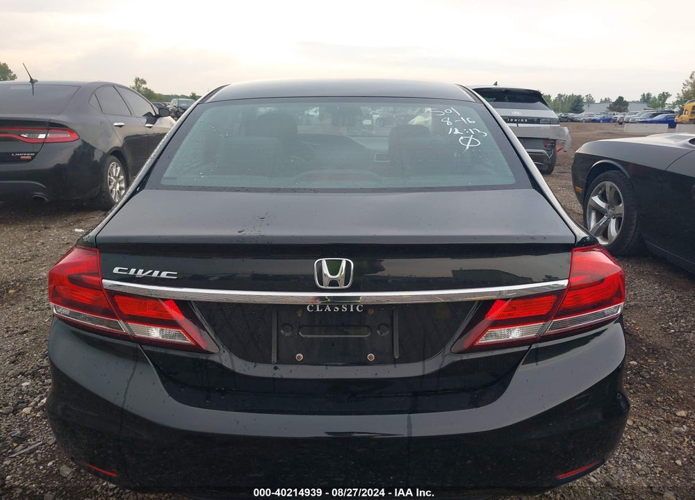 2015 HONDA CIVIC LX VIN: 19XFB2F56FE016528