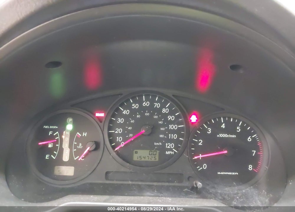 2007 SUBARU IMPREZA VIN: JF1GG61607H808060