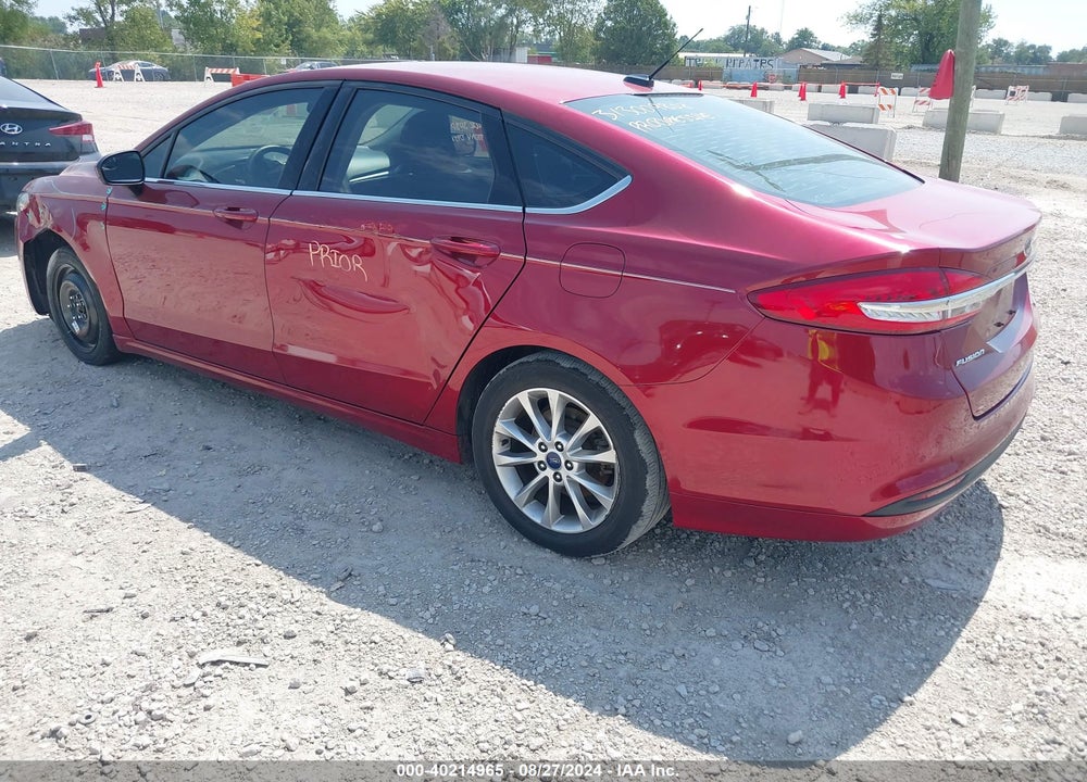 2017 FORD FUSION SE VIN: 3FA6P0HD0HR272143