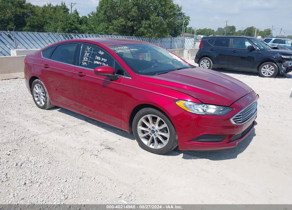 2017 FORD FUSION SE VIN: 3FA6P0HD0HR272143