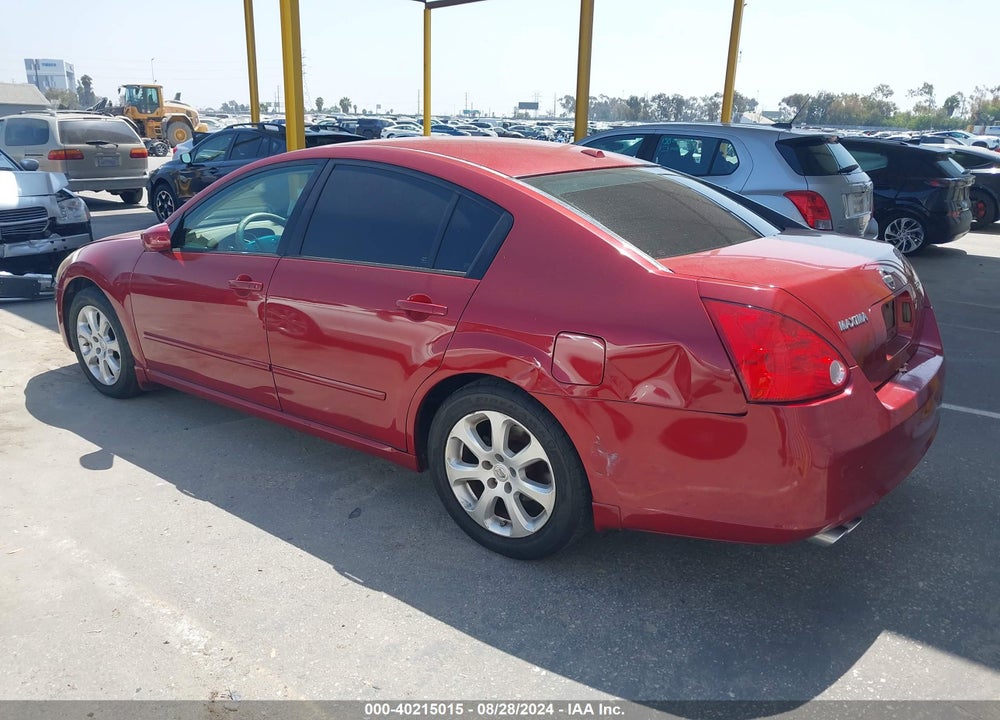 2008 NISSAN MAXIMA 3.5 SL VIN: 1N4BA41E88C815313