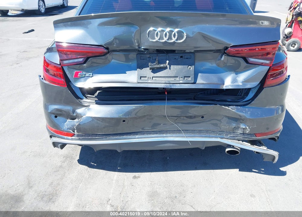 2019 AUDI S4 3.0T PREMIUM VIN: WAUC4AF42KA049289