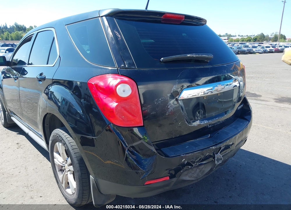 2012 CHEVROLET EQUINOX LS VIN: 2GNALBEKXC6363958