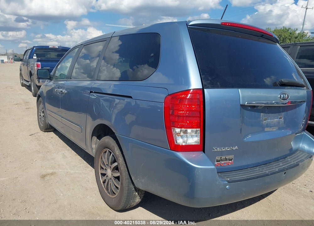 2012 KIA SEDONA EX VIN: KNDMH4C77C6485877