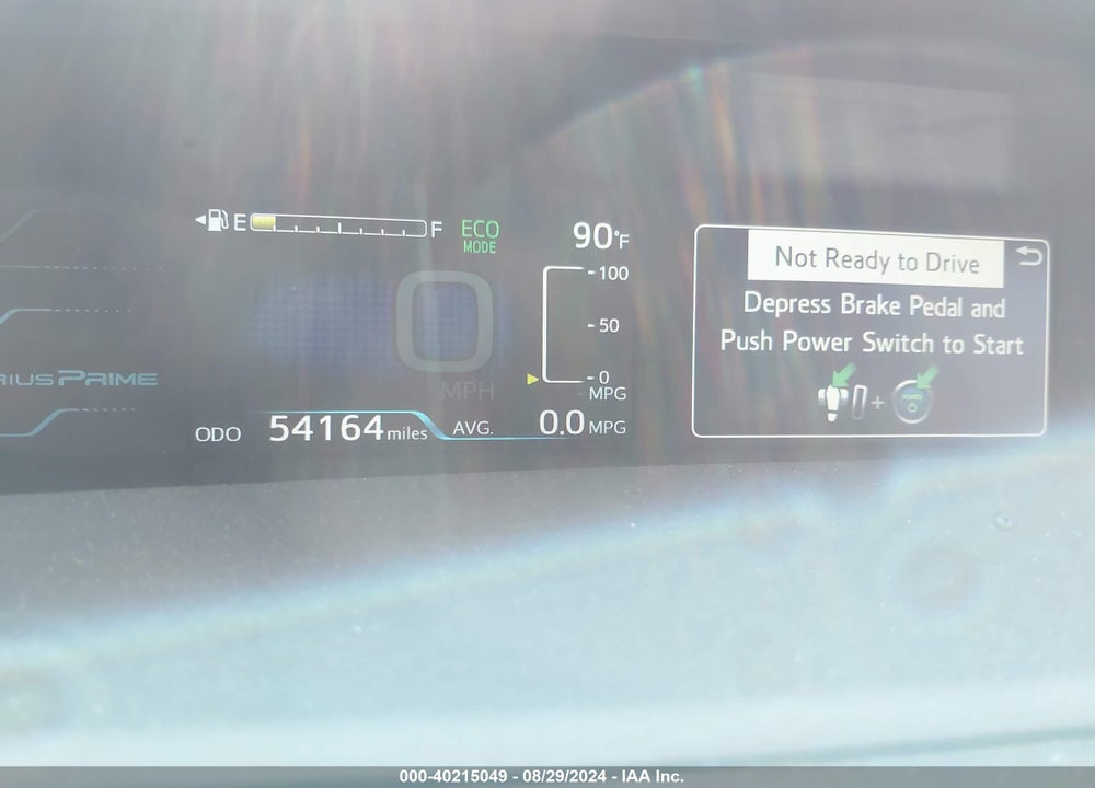 2019 TOYOTA PRIUS PRIME ADVANCED VIN: JTDKARFP5K3116942