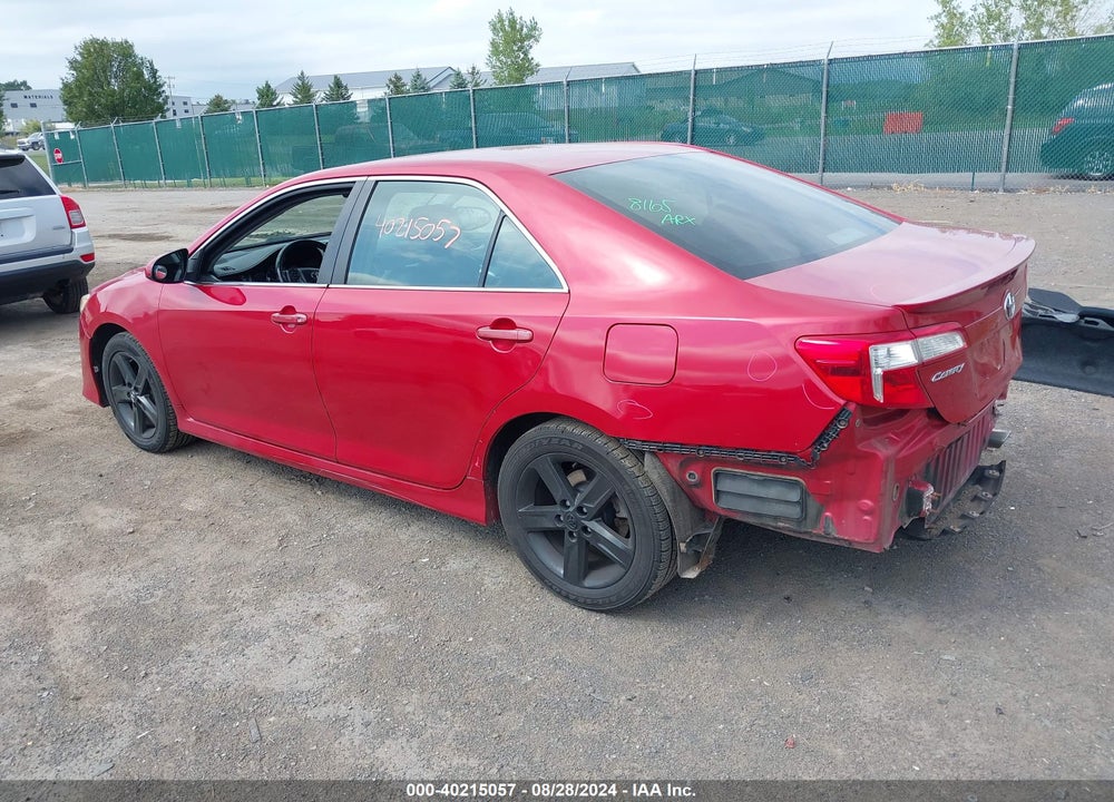 2012 TOYOTA CAMRY SE VIN: 4T1BF1FK5CU562006