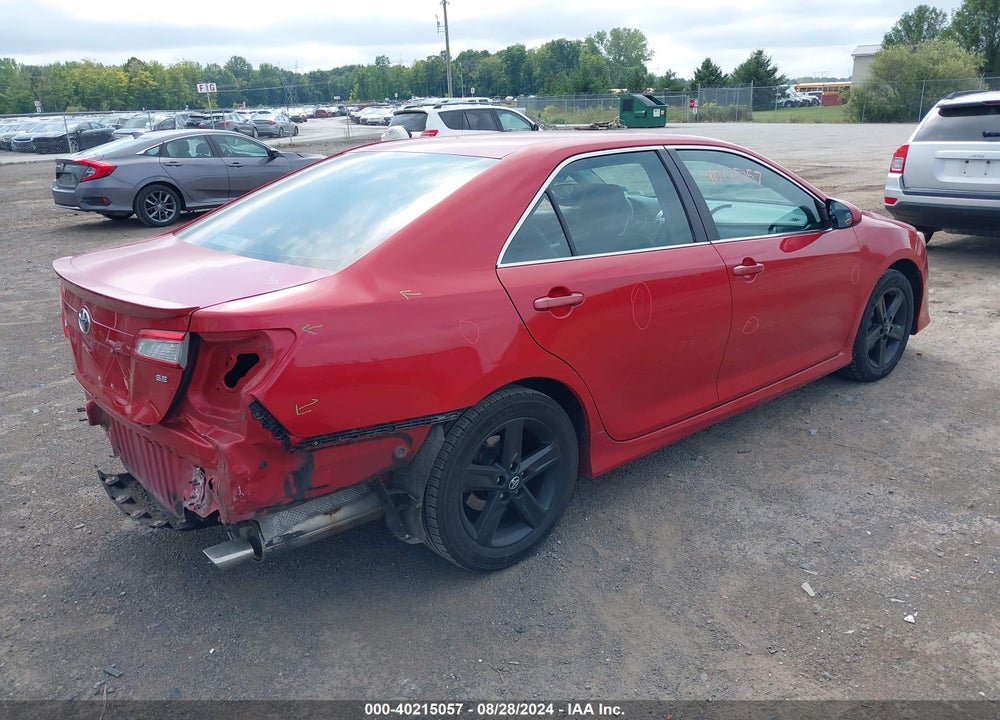 2012 TOYOTA CAMRY SE VIN: 4T1BF1FK5CU562006