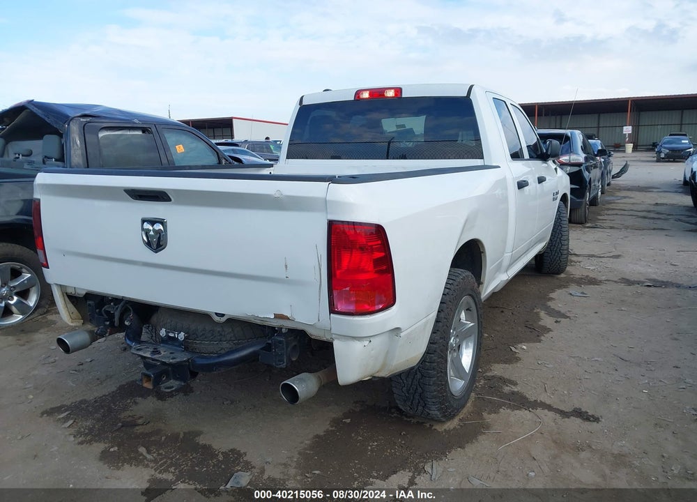 2018 RAM 1500 EXPRESS QUAD CAB 4X2 6'4 BOX VIN: 1C6RR6FT7JS150041