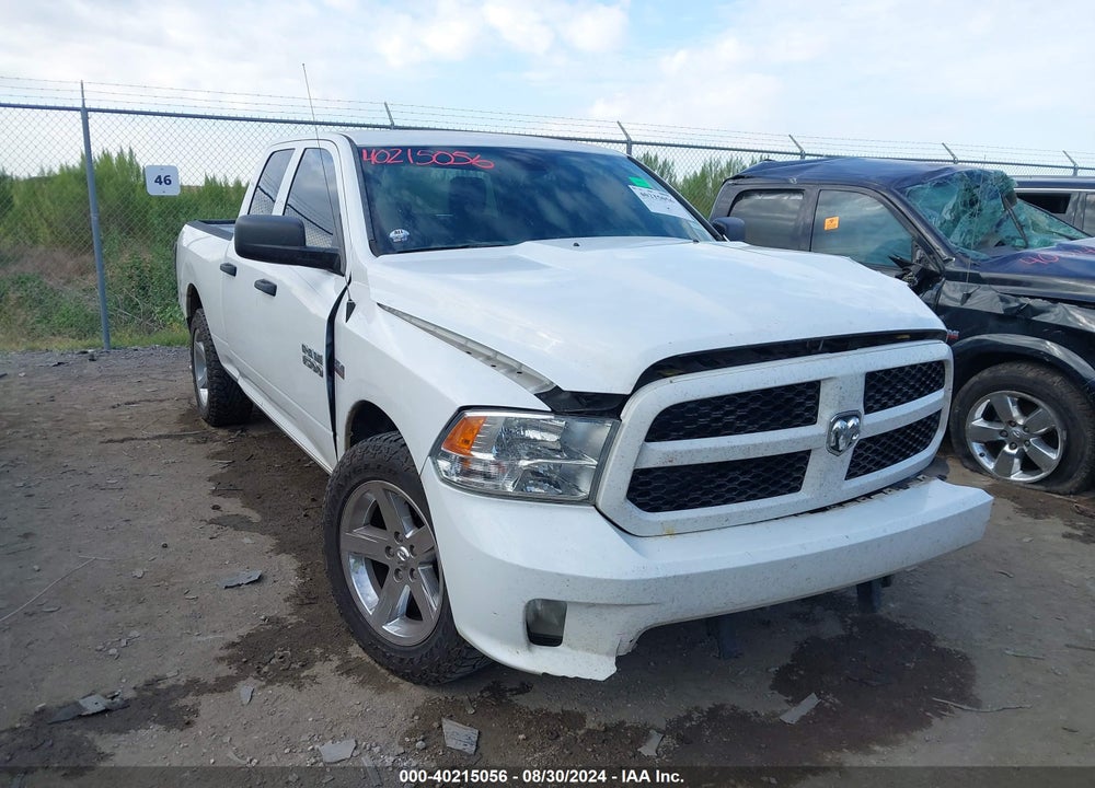 2018 RAM 1500 EXPRESS QUAD CAB 4X2 6'4 BOX VIN: 1C6RR6FT7JS150041