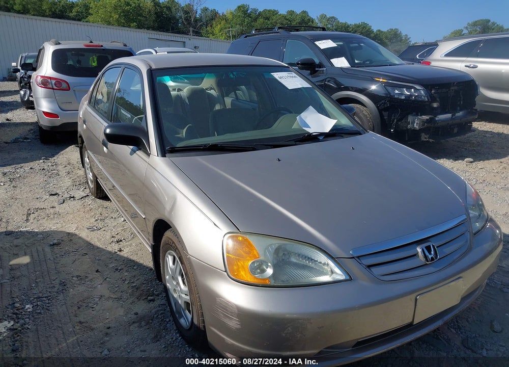 2001 HONDA CIVIC LX VIN: 2HGES16591H574894