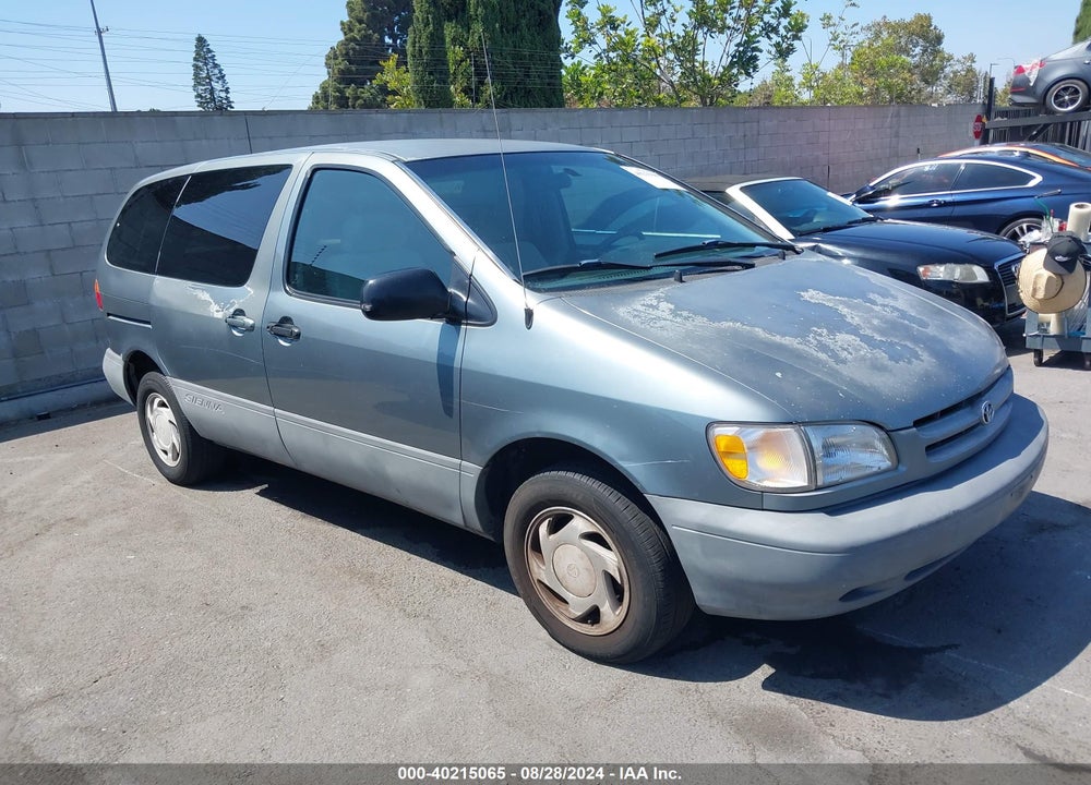 2000 TOYOTA SIENNA CE VIN: 4T3ZF19C2YU236584