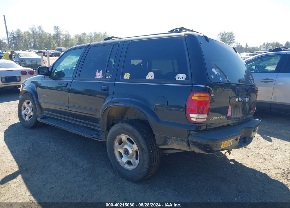 2001 FORD EXPLORER LIMITED VIN: 1FMDU75E11ZA38896