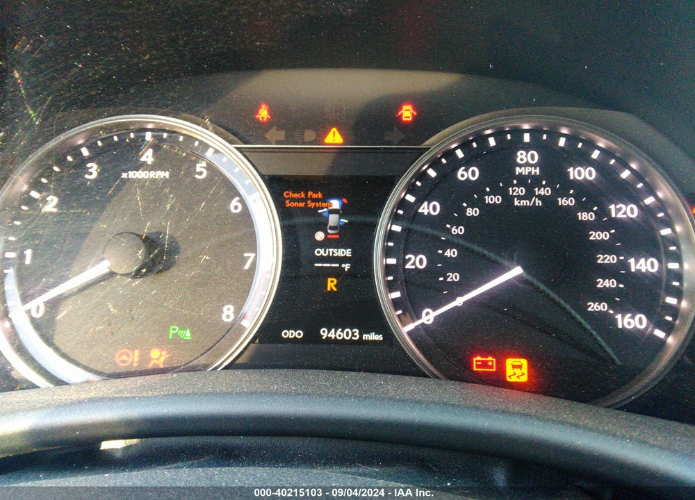 2013 LEXUS GS 350 VIN: JTHBE1BL3D5004543