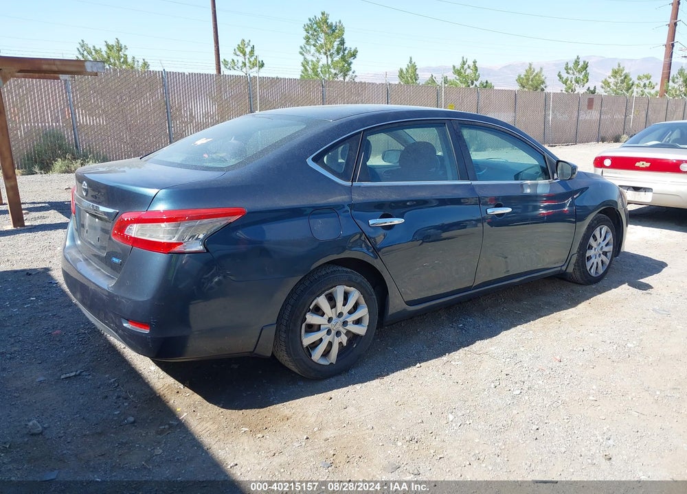 2013 NISSAN SENTRA S VIN: 3N1AB7APXDL681637