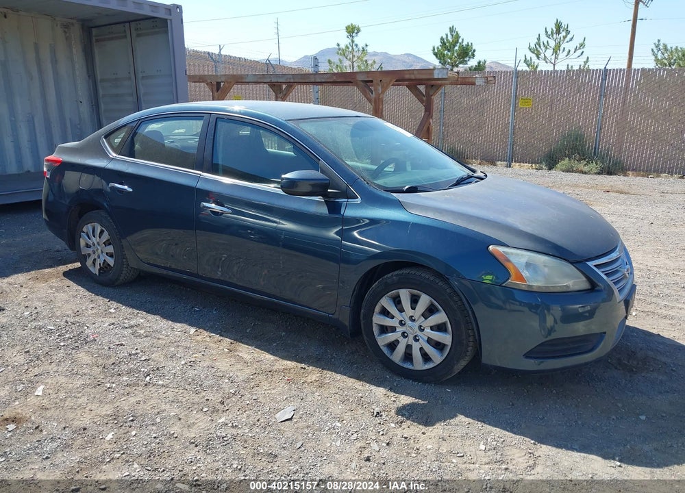 2013 NISSAN SENTRA S VIN: 3N1AB7APXDL681637
