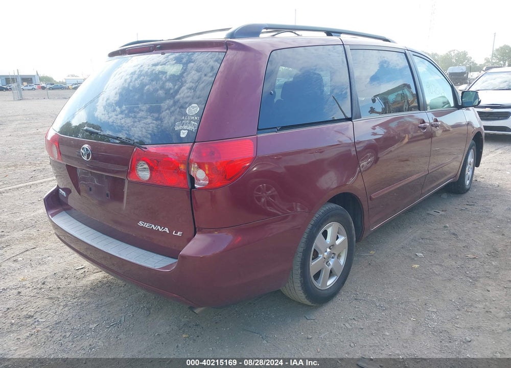 2007 TOYOTA SIENNA LE VIN: 5TDZK23C07S046194