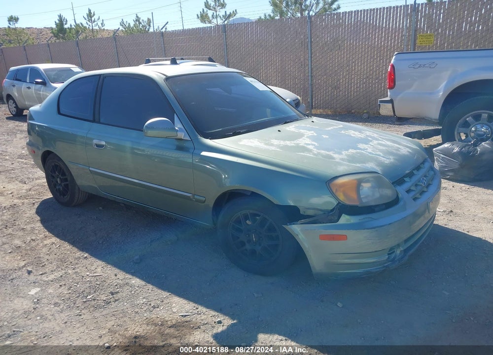 2003 HYUNDAI ACCENT GL VIN: KMHCG35C83U253055