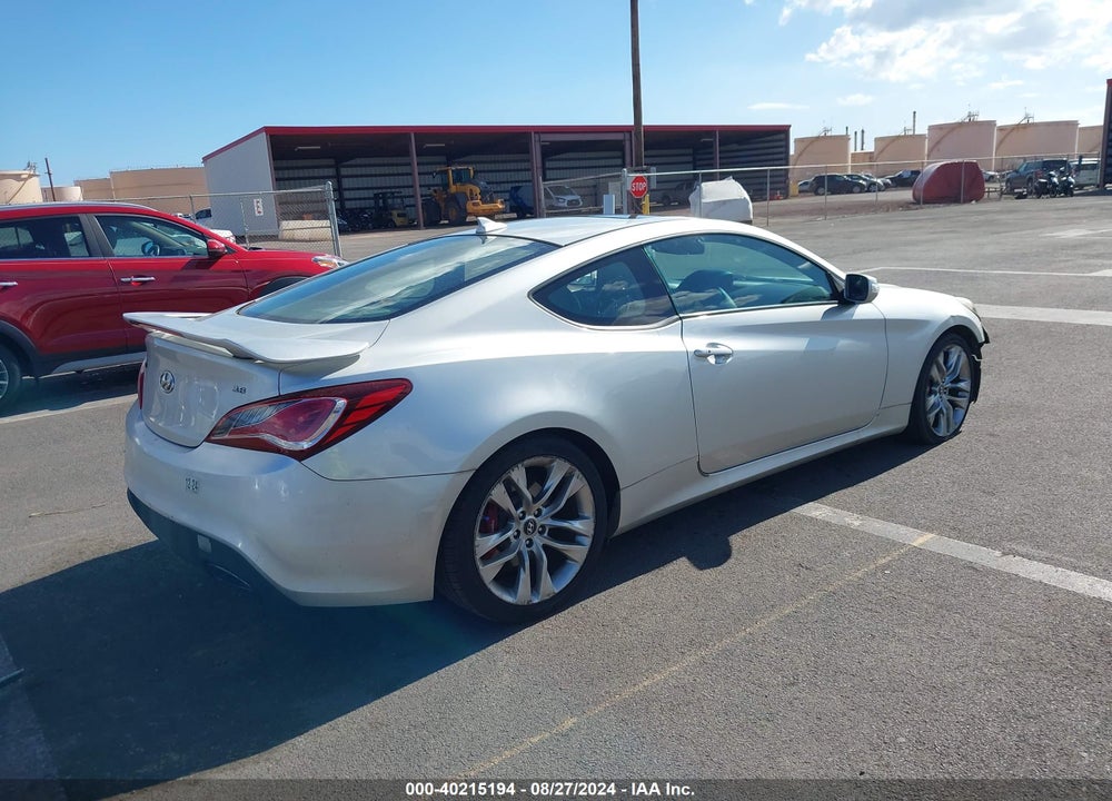 2013 HYUNDAI GENESIS 3.8 TRACK VIN: KMHHU6KJ4DU094636