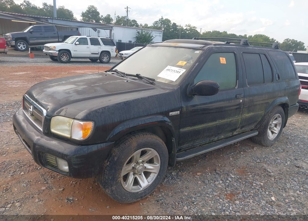 2004 NISSAN PATHFINDER LE PLATINUM VIN: JN8DR09X44W807510