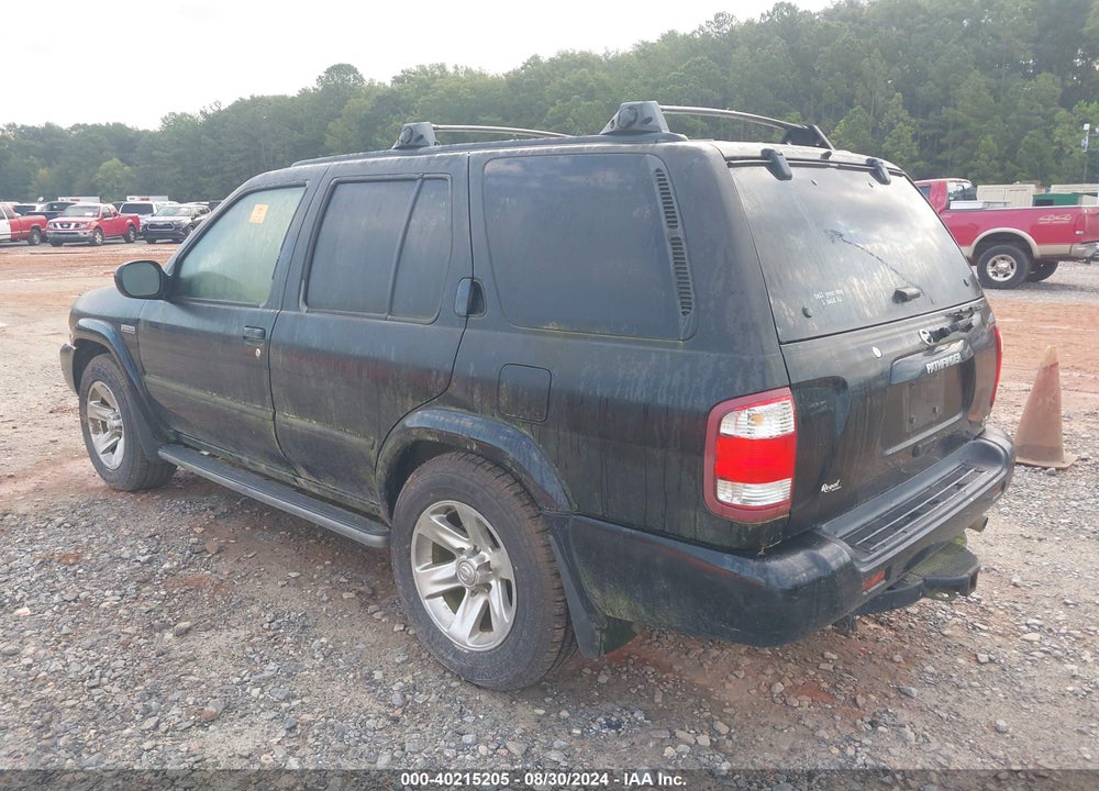 2004 NISSAN PATHFINDER LE PLATINUM VIN: JN8DR09X44W807510