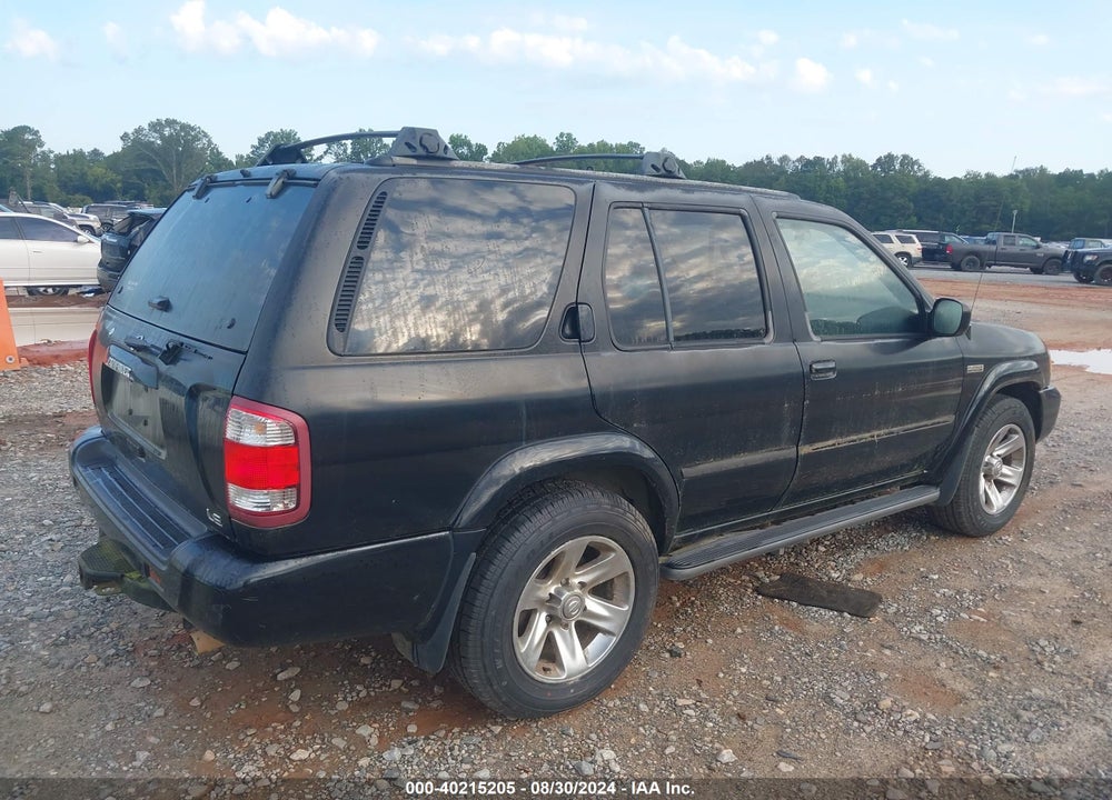 2004 NISSAN PATHFINDER LE PLATINUM VIN: JN8DR09X44W807510