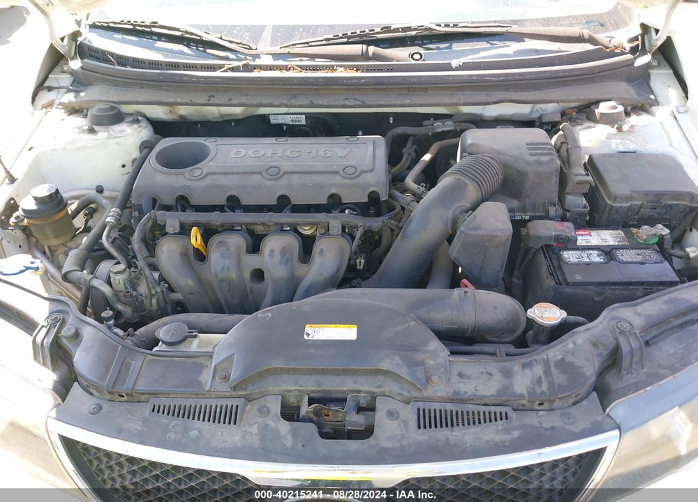 2010 KIA FORTE EX VIN: KNAFU4A21A5808994