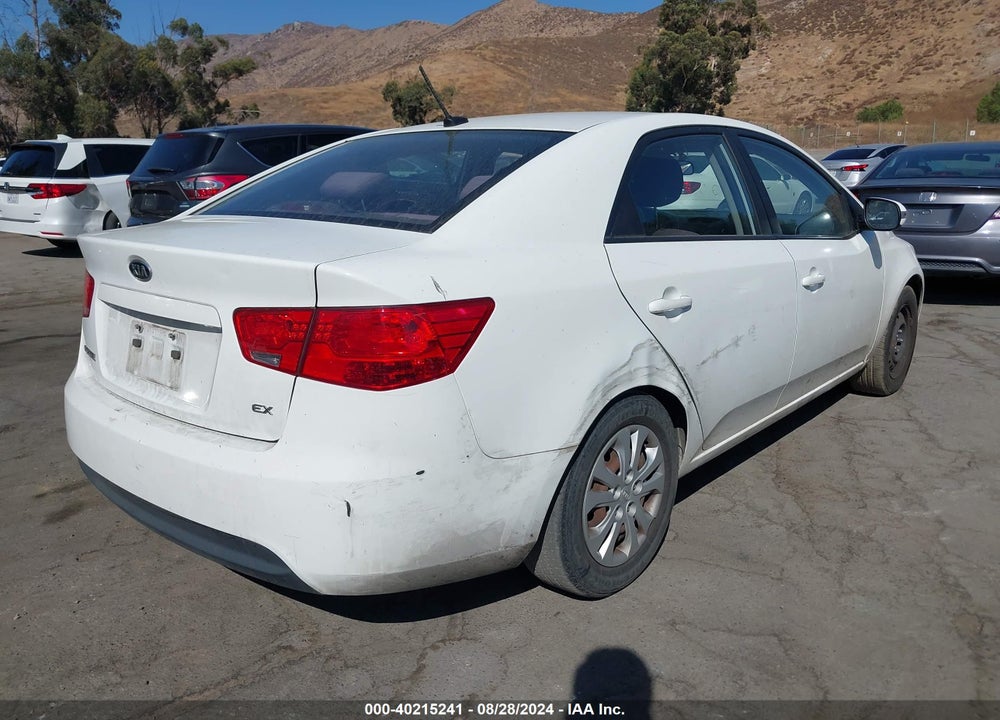 2010 KIA FORTE EX VIN: KNAFU4A21A5808994