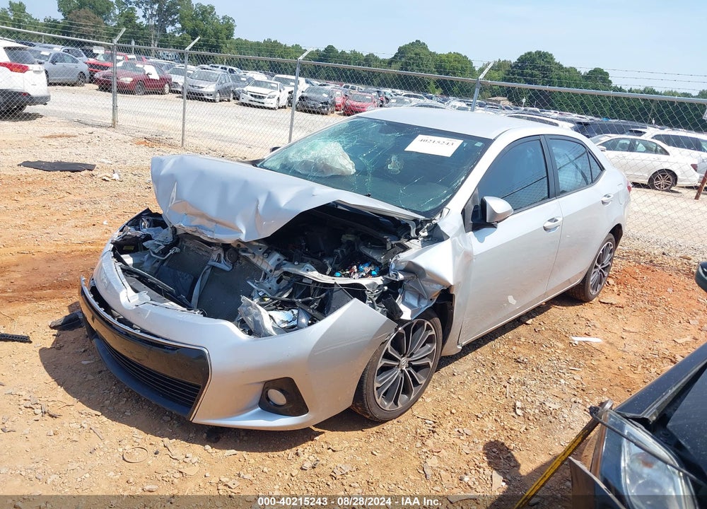 2015 TOYOTA COROLLA S PLUS VIN: 2T1BURHE9FC470480
