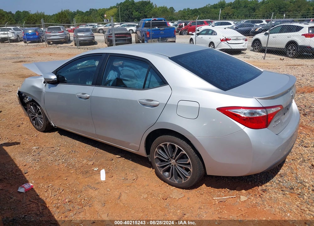 2015 TOYOTA COROLLA S PLUS VIN: 2T1BURHE9FC470480