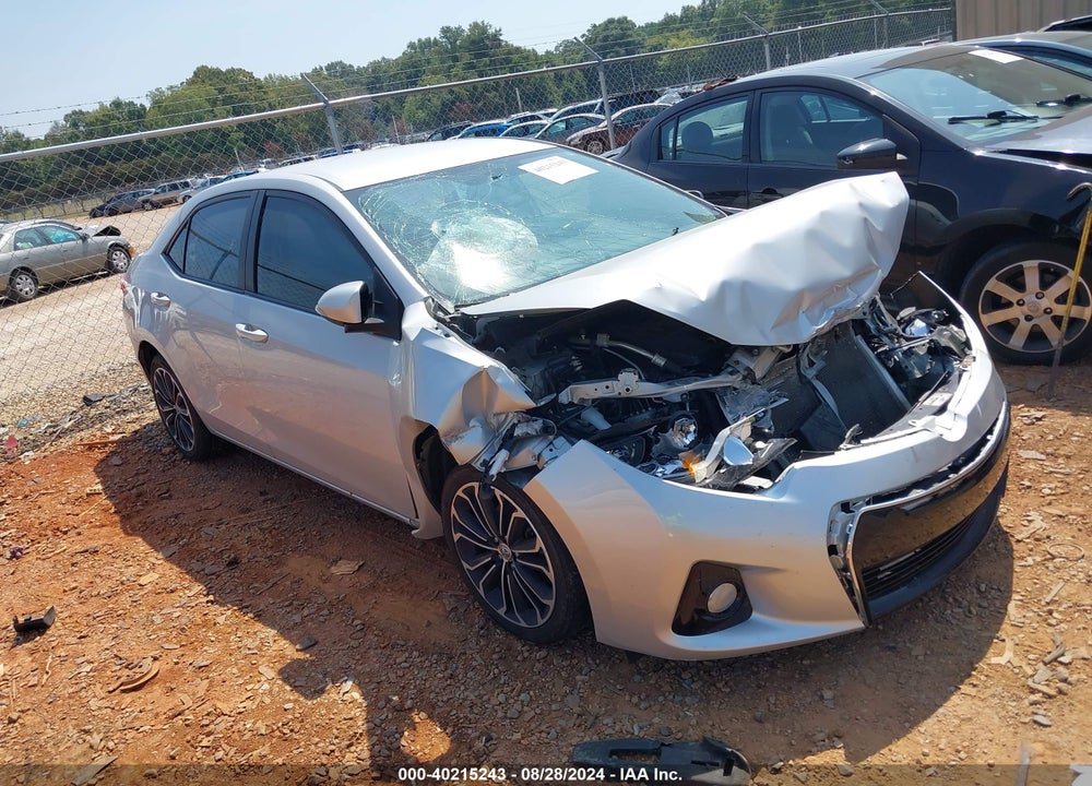 2015 TOYOTA COROLLA S PLUS VIN: 2T1BURHE9FC470480