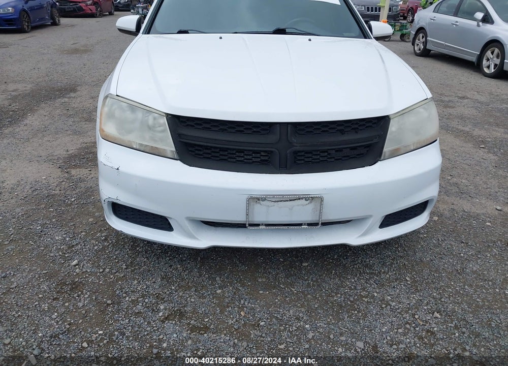 2012 DODGE AVENGER SXT VIN: 1C3CDZCB8CN156561