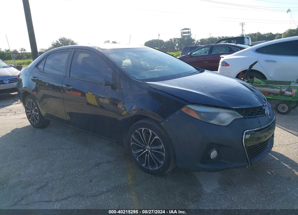 2015 TOYOTA COROLLA S PLUS VIN: 2T1BURHEXFC314478
