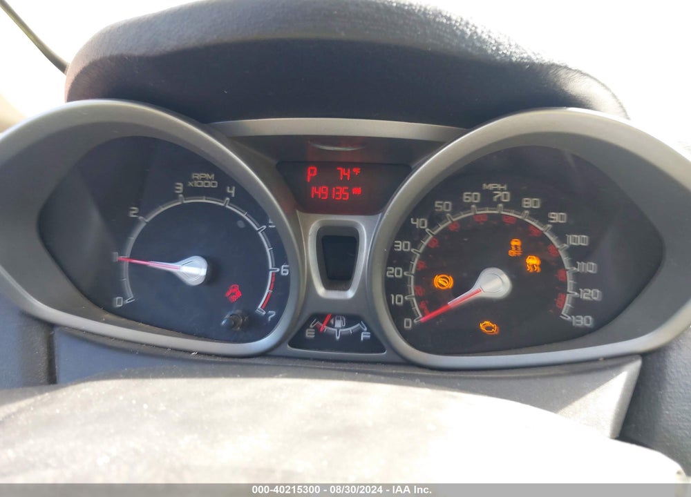 2012 FORD FIESTA SE VIN: 3FADP4EJ3CM153534