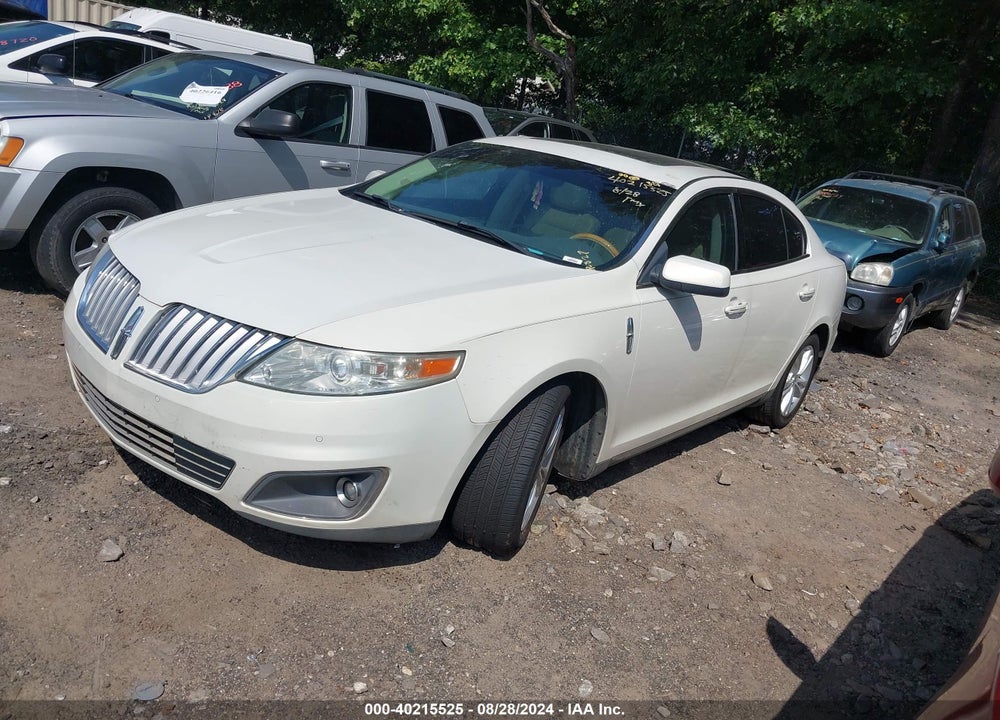 2012 LINCOLN MKS VIN: 1LNHL9ER2CG800408