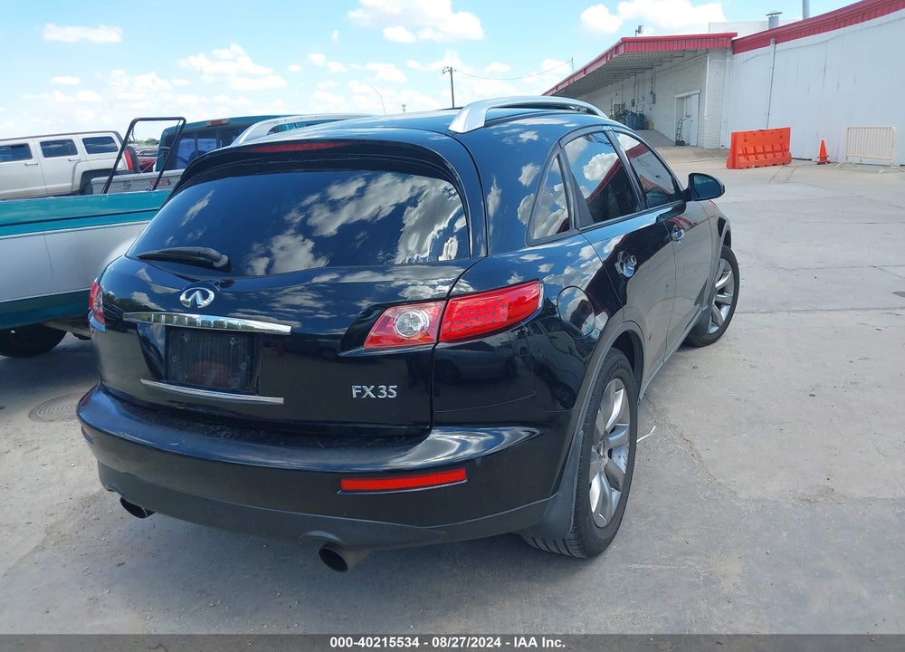 2004 INFINITI FX35 VIN: JNRAS08U84X101161