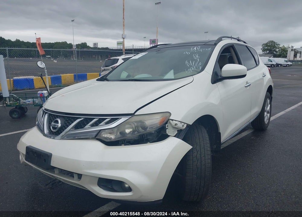 2013 NISSAN MURANO SL VIN: JN8AZ1MU1DW209915