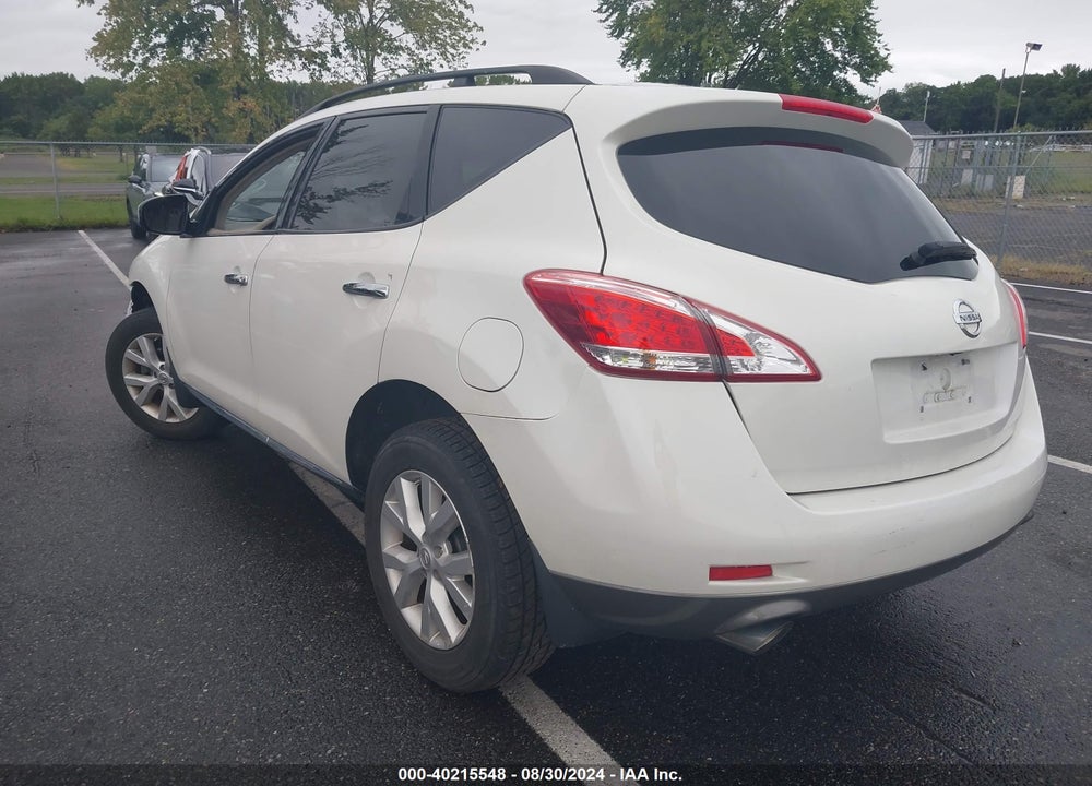 2013 NISSAN MURANO SL VIN: JN8AZ1MU1DW209915