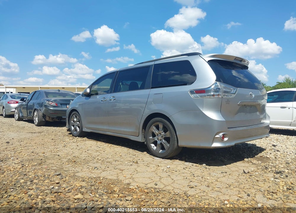 2014 TOYOTA SIENNA SE 8 PASSENGER VIN: 5TDXK3DC1ES455958