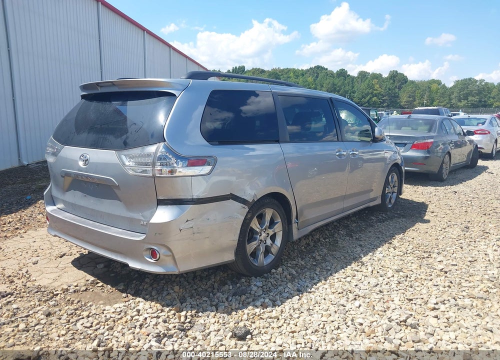 2014 TOYOTA SIENNA SE 8 PASSENGER VIN: 5TDXK3DC1ES455958