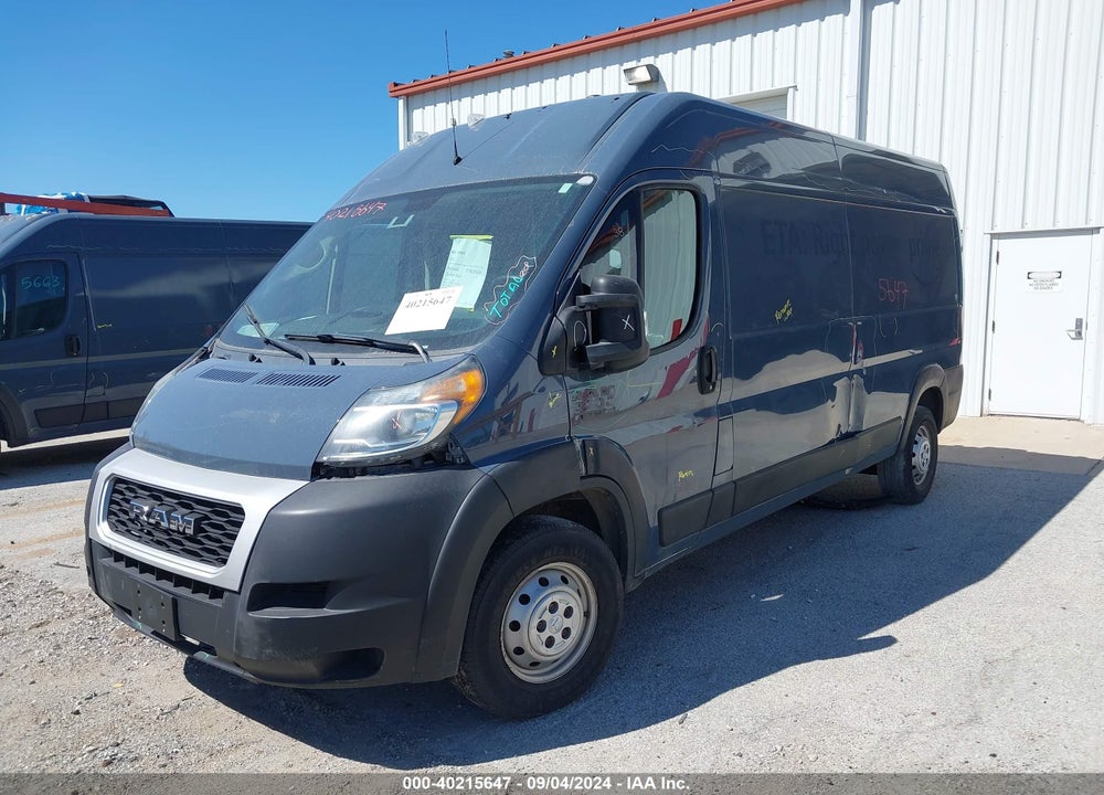 2019 RAM PROMASTER 2500 HIGH ROOF 159 WB VIN: 3C6TRVDG8KE520827