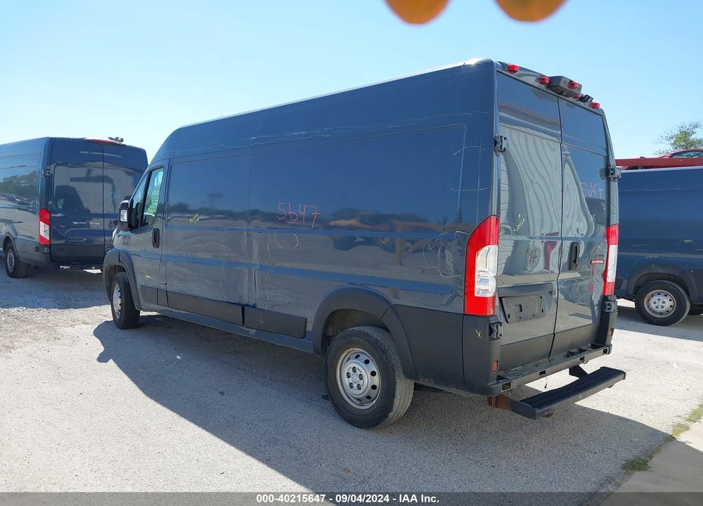 2019 RAM PROMASTER 2500 HIGH ROOF 159 WB VIN: 3C6TRVDG8KE520827