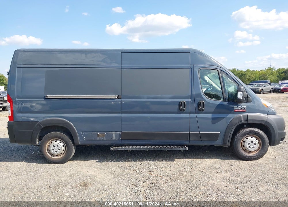 2019 RAM PROMASTER 2500 HIGH ROOF 159 WB VIN: 3C6TRVDG7KE519006