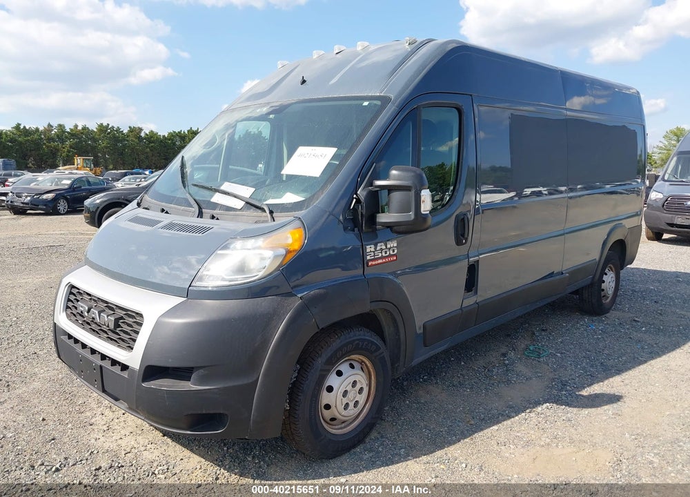 2019 RAM PROMASTER 2500 HIGH ROOF 159 WB VIN: 3C6TRVDG7KE519006