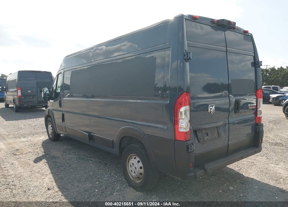 2019 RAM PROMASTER 2500 HIGH ROOF 159 WB VIN: 3C6TRVDG7KE519006