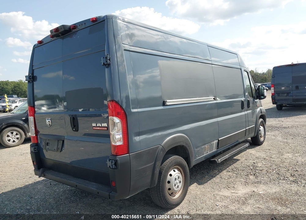2019 RAM PROMASTER 2500 HIGH ROOF 159 WB VIN: 3C6TRVDG7KE519006