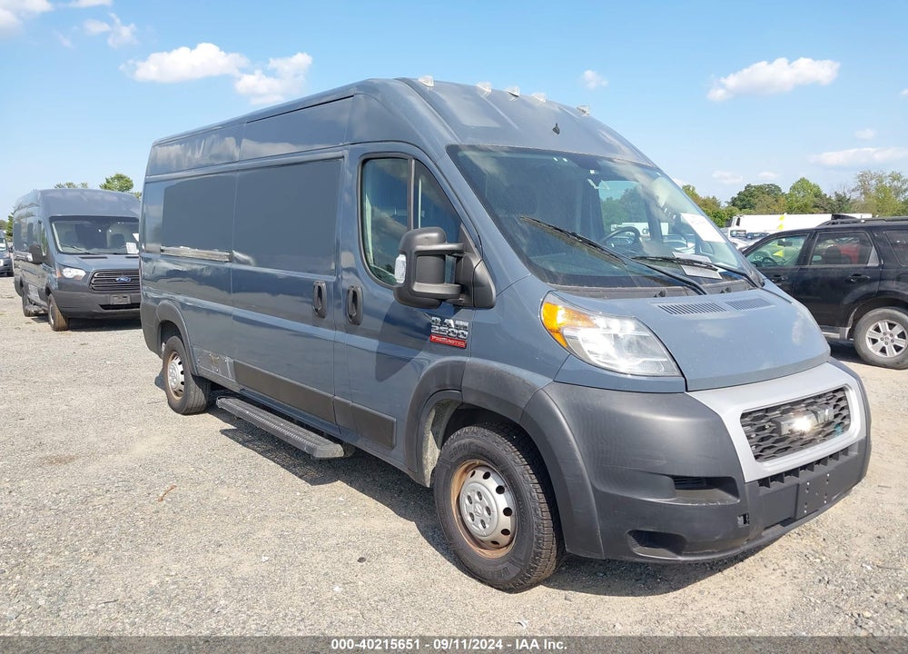 2019 RAM PROMASTER 2500 HIGH ROOF 159 WB VIN: 3C6TRVDG7KE519006