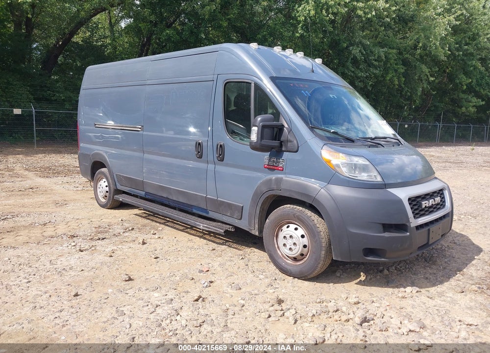 2019 RAM PROMASTER 2500 HIGH ROOF 159 WB VIN: 3C6TRVDG7KE513948